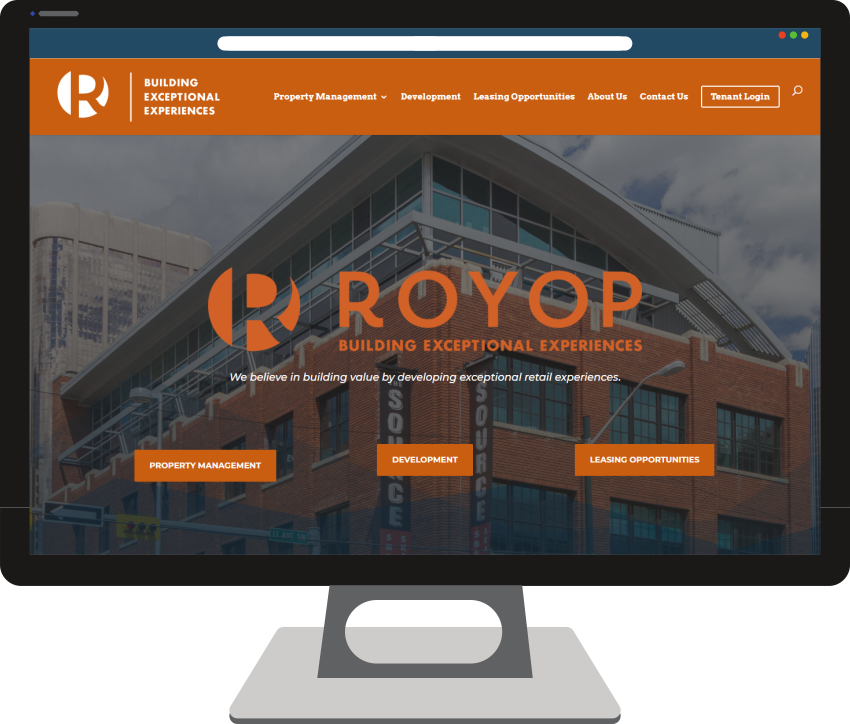 Royop Development Corporation Web Design